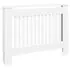 Mască de calorifer încălzire, dulap radiator, alb, 112 cm, MDF