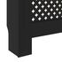  Mască pentru calorifer, negru, 78 cm, MDF