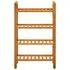  Pantofar cu 4 rafturi, 50x27x80 cm, lemn masiv de stejar
