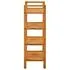  Pantofar cu 4 rafturi, 50x27x80 cm, lemn masiv de stejar
