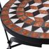  Set de bistro mozaic, 3 piese, cărămiziu, placă ceramică 