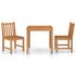 Set mobilier de grădină, 3 piese, lemn masiv de tec