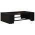  Set mobilier de grădină, 7 piese, negru, poliratan