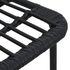  Set mobilier de exterior, 5 piese, poliratan și sticlă
