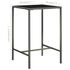  Set mobilier bar de grădină, cu perne, 3 piese, gri, poliratan