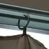  Pavilion cu perdele&șiruri lumini LED gri taupe 4x3m aluminiu