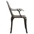  Set mobilier bistro, 3 piese, bronz, aluminiu turnat