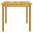  Set de masă pentru grădină, 5 piese, gri închis