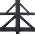  Set mobilier de grădină, 3 piese, negru