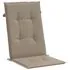  Perne scaun spătar înalt 6 buc., gri taupe, 120x50x3 cm, textil