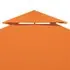  Copertină rezervă acoperiș pavilion portocaliu 3x3 m 310 g/m²