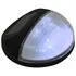  Lămpi solare de exterior cu LED-uri, 12 buc., negru, rotund