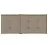  Perne scaun spătar înalt 6 buc., gri taupe, 120x50x3 cm, textil