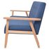  Set de canapele, 3 piese, albastru, material textil