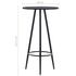  Set mobilier de bar, 5 piese, gri închis, material textil