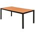 Set mobilier de grădină, 9 piese, negru și maro, ratan PVC