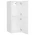  Set mobilier de baie, alb, lemn prelucrat