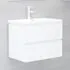  Set mobilier de baie, alb, lemn prelucrat