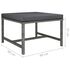  Set mobilier de grădină cu perne, 8 piese, gri, poliratan