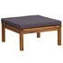  Set mobilier grădină cu perne, 9 piese, lemn masiv de acacia