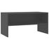  Dulap TV, negru, 80x40x40 cm, lemn prelucrat