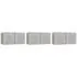  Dulapuri TV suspendate, 3 buc., gri beton, 60x30x30 cm