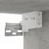  Dulap TV montat pe perete, gri beton, 102x35x35 cm, PAL