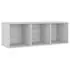  Dulapuri TV, 4 buc., gri beton, 107x35x37 cm, lemn prelucrat