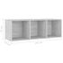  Dulapuri TV, 4 buc., gri beton, 107x35x37 cm, lemn prelucrat