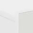  Noptiere suspendate, 2 buc., alb, 40x30x15 cm, lemn prelucrat