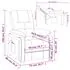  Fotoliu rabatabil electric, crem, material textil