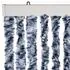  Perdea de insecte, albastru, alb, argintiu, 100x220 cm Chenille