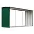  Șopron depozitare lemne, verde, 330x92x153 cm, oțel galvanizat