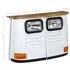  Dulap tip camion, alb, lemn masiv de mango