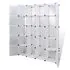  Dulap modular cu 14 compartimente alb 37 x 146 x 180,5 cm