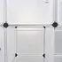  Dulap modular cu 14 compartimente alb 37 x 146 x 180,5 cm