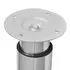 Picioare telescopice de masă cromate, 2 buc., 710 mm-1100 mm
