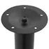 Picioare telescopice de masă, 2 buc., negru, 710 mm-1100 mm