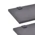  Set mobilier baie 10 piese, chiuvete și robinete incluse, negru