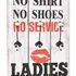  Cuier de perete cu 6 cârlige MEN LADIES, 120 x 40 cm