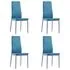  Set mobilier de bucătărie, 5 piese, albastru