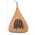  Casă pentru pisici cu pernă, 40x60 cm, salcie naturală, teepee