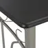  Set mobilier de bar, 3 piese, negru, lemn și oțel