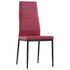  Set mobilier de bucătărie, 5 piese, roșu vin