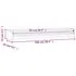  Suport monitor, gri beton, 100x24x13 cm, lemn prelucrat