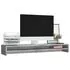  Suport monitor, gri beton, 100x24x13 cm, lemn prelucrat