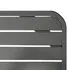  Set mobilier de exterior, 9 piese, gri închis, oțel