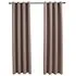  Draperii opace cu inele metalice, 2 buc, gri taupe, 140x175 cm