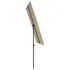  Umbrelă de soare de grădină, stâlp aluminiu, taupe, 2x1,5 cm