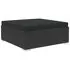  Set mobilier de grădină cu perne, 10 piese, negru, poliratan